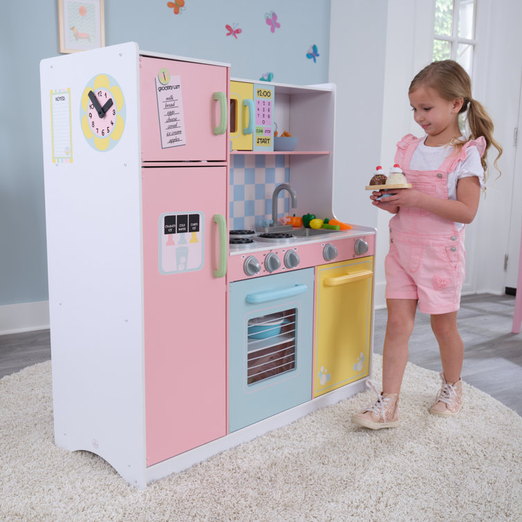 Kidkraft uptown best sale pastel kitchen playset